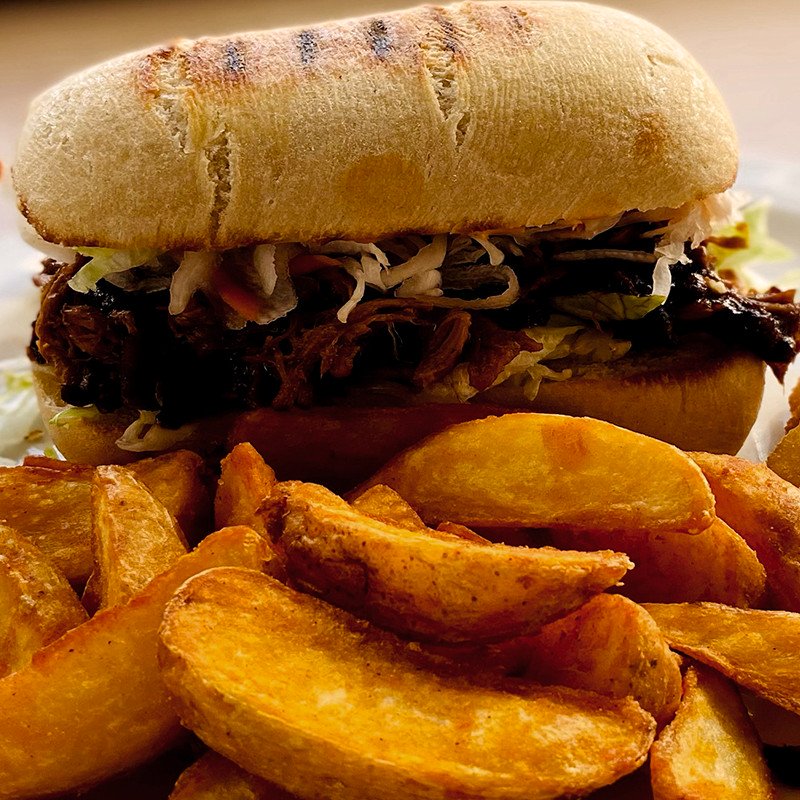 Pulled pork szendvics